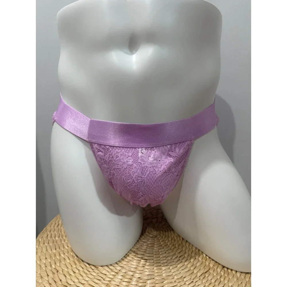 Cosabella Never Say‎ Never Lace Sports Brief Neela Flower Pink Size L